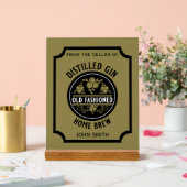 カスタムジンボトル アクリルサイン (ウェディング)