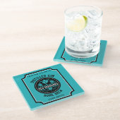 カスタムジンボトル ガラスコースター (アングル)