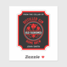 カスタムジンボトル シール