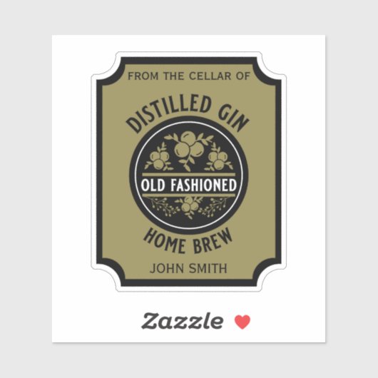 カスタムジンボトル シール (シート)