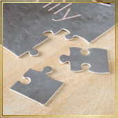 カスタムスつるクリススマスボードカッパーグレイ – ジグソーパズル