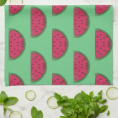 カスタムスイカのキッチンタオル キッチンタオル (折り畳み)
