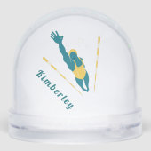 カスタムスイマー スノーグローブ ギフト (裏面)