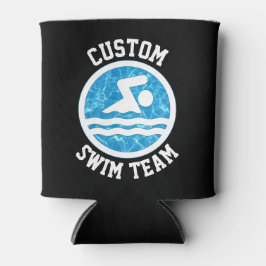 カスタムスイムチーム名または文字スイミングとダイビング 缶クーラー