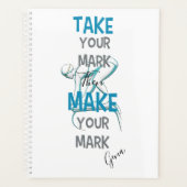 カスタムスイムメイクマーク プランナー手帳 (正面)