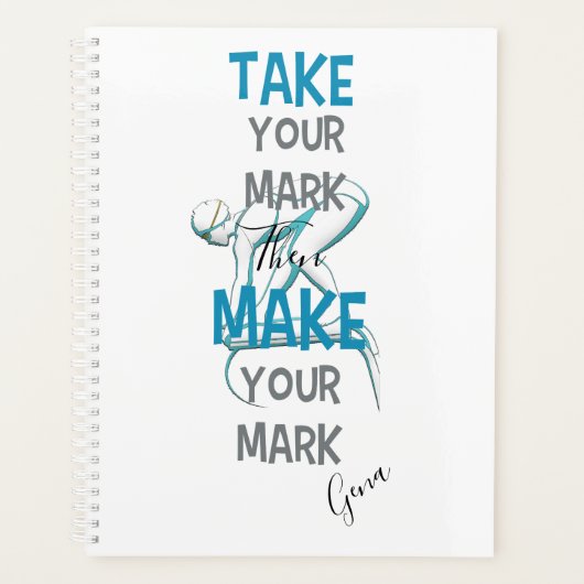 カスタムスイムメイクマーク プランナー手帳 (正面)