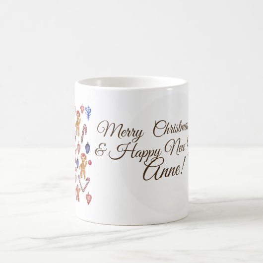 カスタムスウィートホリデー コーヒーマグカップ (中央)