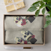 カスタムスカルのギフト結婚ティッシュ 薄葉紙 (ギフト)