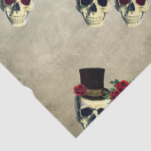 カスタムスカルのギフト結婚ティッシュ 薄葉紙 (詳細)