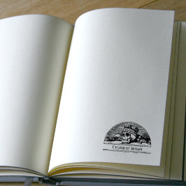 カスタムスカルEx Librisヴィンテージ ラバースタンプ