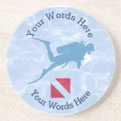 カスタムスキューバダイバーダウンコースター コースター (正面)