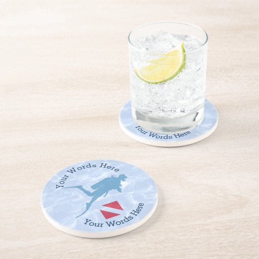 カスタムスキューバダイバーダウンコースター コースター (側面)