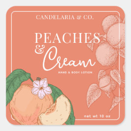 カスタムスキンケア化粧用ラベル包装シール スクエアシール