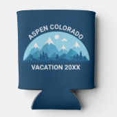 カスタムスキータウンコロラドシティネームブルーマウンテン 缶クーラー (裏面)