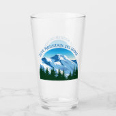 カスタムスキーロッジウィンターリゾートスノーイマウンテン タンブラーグラス (正面)