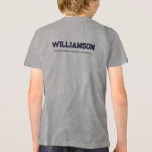 カスタムスキー場の名前 トライブレンドＴシャツ (裏面)