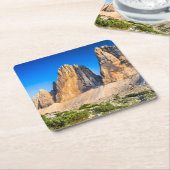 カスタムスクエアコースターズトーレスデルパイン スクエアペーパーコースター (アングル)