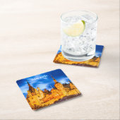 カスタムスクエアコースターペレス スクエアペーパーコースター (インサイチュ)