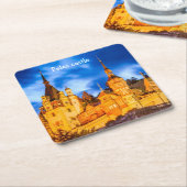 カスタムスクエアコースターペレス スクエアペーパーコースター (アングル)