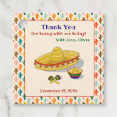 カスタムスクエアフィエスタサンキューユーラベル フェイバータグ (正面)