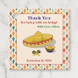 カスタムスクエアフィエスタサンキューユーラベル フェイバータグ