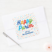 カスタムスクエアプリムギフトラベル スクエアシール (封筒)