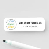 カスタムスクエアロゴと従業員 名札 (インサイチュ)