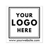 カスタムスクエアロゴ事業会社のウェブサイト セルフインキングスタンプ (デザイン)