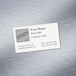 カスタムスクエアロゴ磁気名刺 マグネット名刺