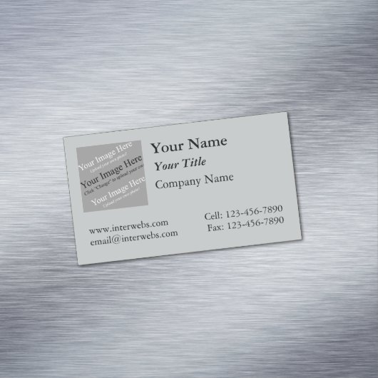 カスタムスクエアロゴ磁気名刺 マグネット名刺 (インサイチュ)