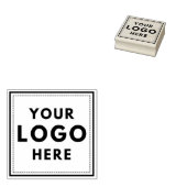 カスタムスクエアロゴ ラバースタンプ (押印)