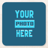 カスタムスクエア紙コースター スクエアペーパーコースター (正面)