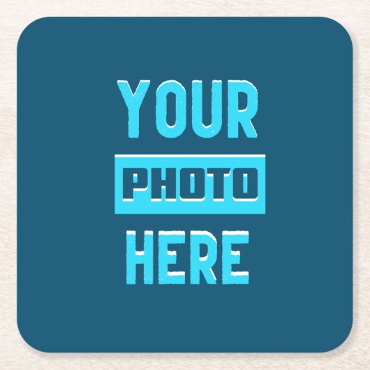 カスタムスクエア紙コースター スクエアペーパーコースター (正面)