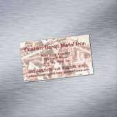 カスタムスクラップ用金属製鉄リサイクル機 マグネット名刺 (インサイチュ)