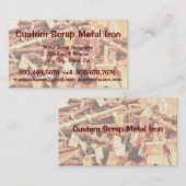 カスタムスクラップ用金属製鉄リサイクル機 名刺 (正面/裏面)