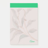 カスタムスクリプカラフルトの縁ど水色 ポストイット (正面)