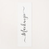 カスタムスクリプト名のパーソナライズ背景アートの追加 ヨガマット (正面)