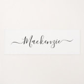 カスタムスクリプト名のパーソナライズ背景アートの追加 ヨガマット (正面(横))