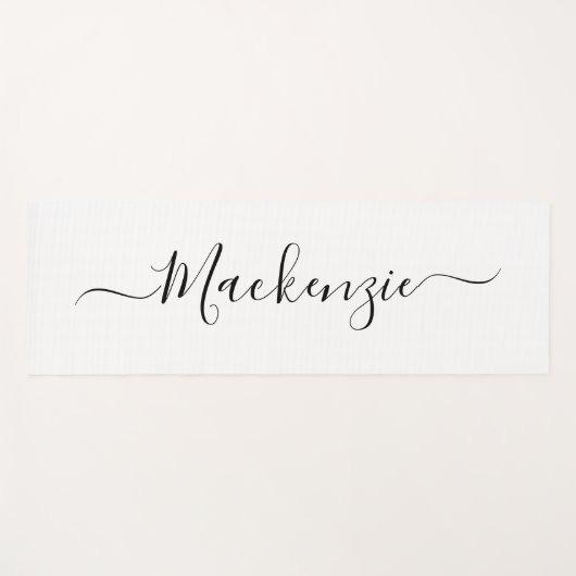 カスタムスクリプト名のパーソナライズ背景アートの追加 ヨガマット (正面(横))