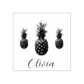 カスタムスクリプト名パーソナライズされたヴィンテージ ラバースタンプ (インプリント)