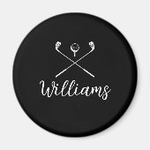 カスタムスクリプト名 ゴルフクラブ マグネット (正面)