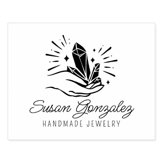 カスタムスクリプト手作りジュエリー、ビジネス規模 ラバースタンプ (インプリント)