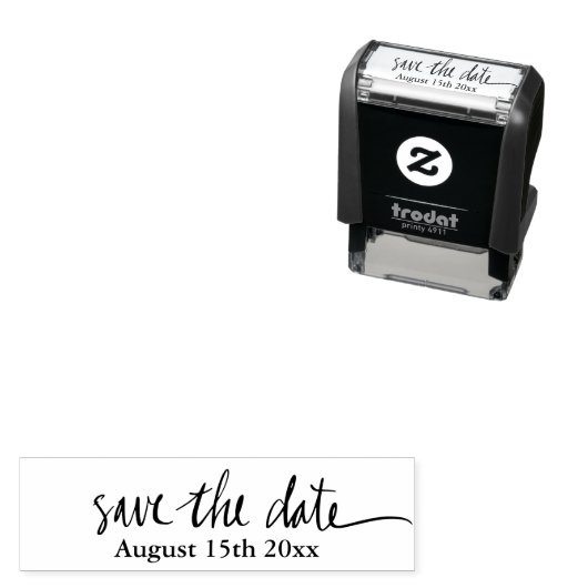 カスタムスクリプト文字日付の自己手書きスタンプの保存 セルフインキングスタンプ (インサイチュ)