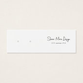 カスタムスクロールミニポストイヤリング表示カード (正面)