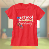 カスタムスクールカウンセラー楽しい名言 Tシャツ