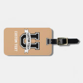 カスタムスクール大学スポーツラベル ラゲッジタグ (正面横)