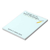 カスタムスクール心理学者ノートパッド ノートパッド (回転)