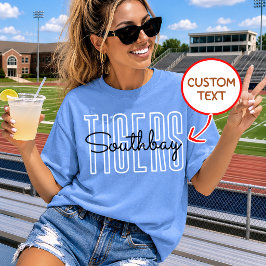 カスタムスクール スピリット シャツ、オリジナル フットボール Tシャツ