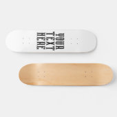 カスタムスケートボードグランジフォント スケートボード (横)