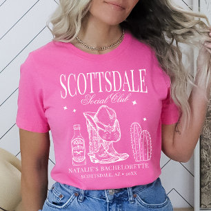 カスタムスコッツデールバチェロレッテソーシャルクラブ Tシャツ